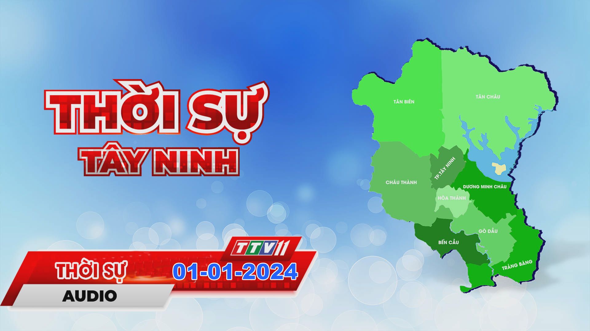 Thời sự Tây Ninh 01-01-2024 | Tin tức hôm nay | TayNinhTVAudio