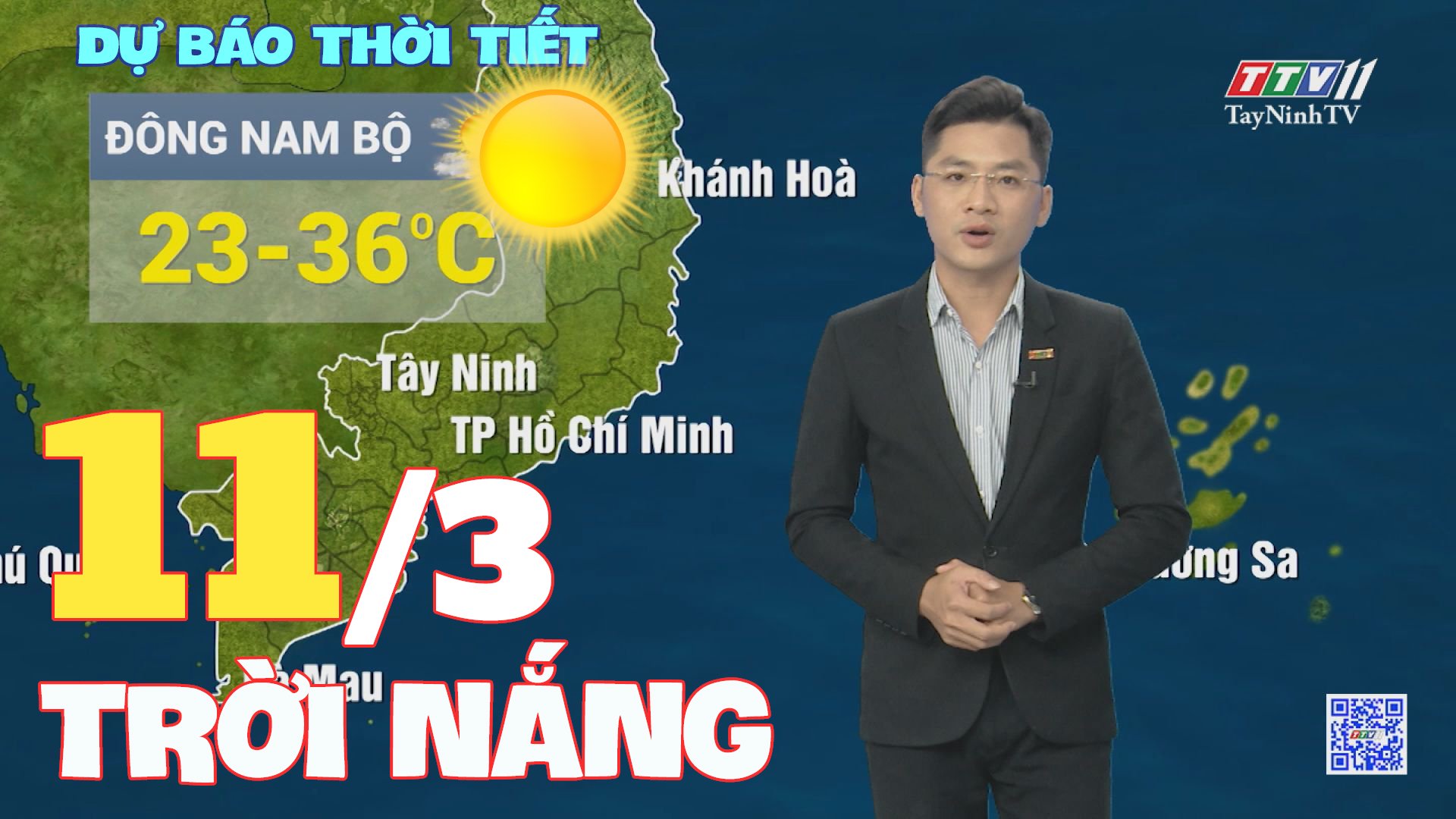 Bản tin thời tiết 11-3-2024 | TayNinhTVEnt
