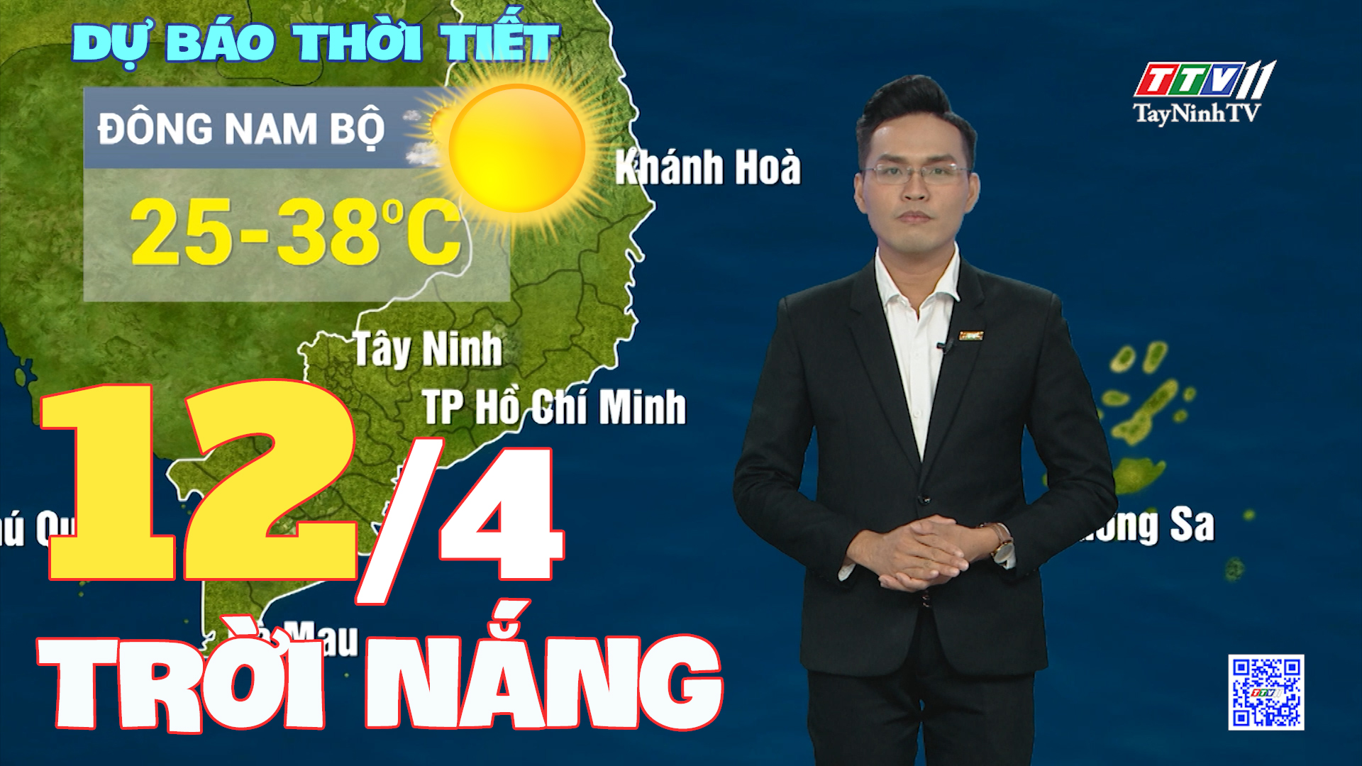 Bản tin thời tiết 12-4-2024 | TayNinhTVEnt