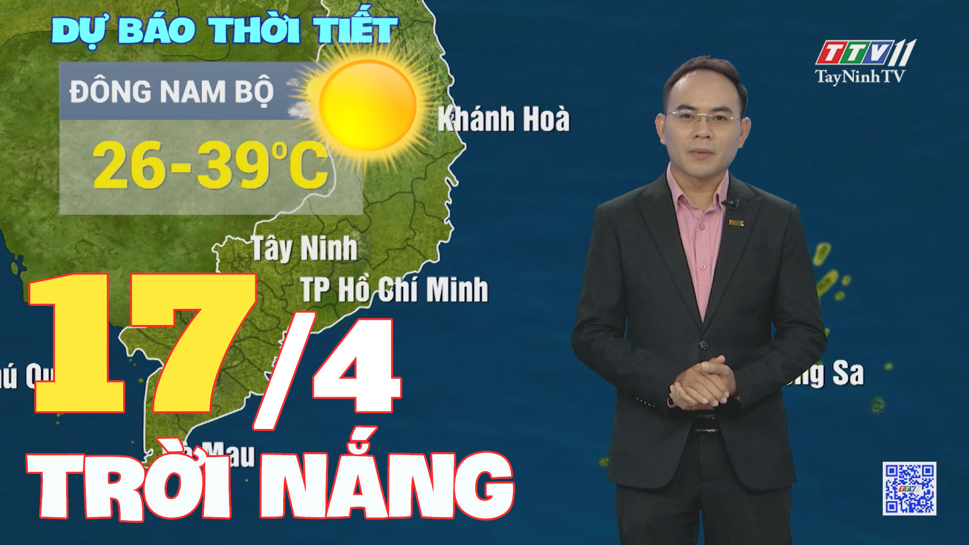 Bản tin thời tiết 17-4-2024 | TayNinhTVEnt