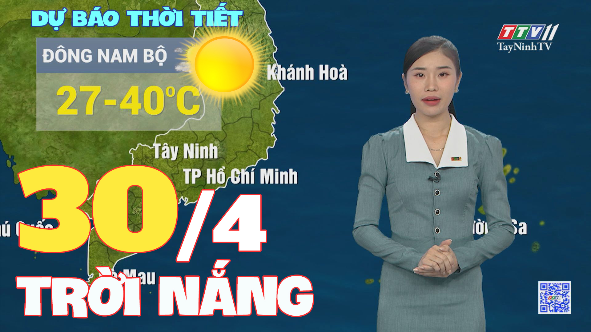 Bản tin thời tiết 30-4-2024 | TayNinhTVEnt
