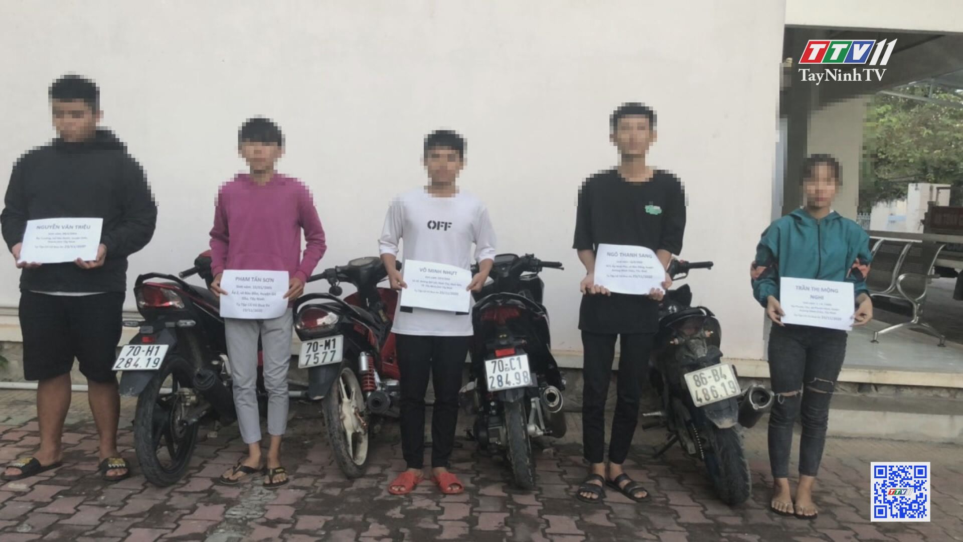 Công an thành phố Tây Ninh giải tán nhóm thanh niên tụ tập đua xe trái phép | AN NINH TÂY NINH | TayNinhTV 