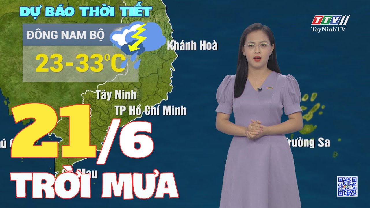 Bản tin thời tiết 21-6-2024 | TayNinhTVENT