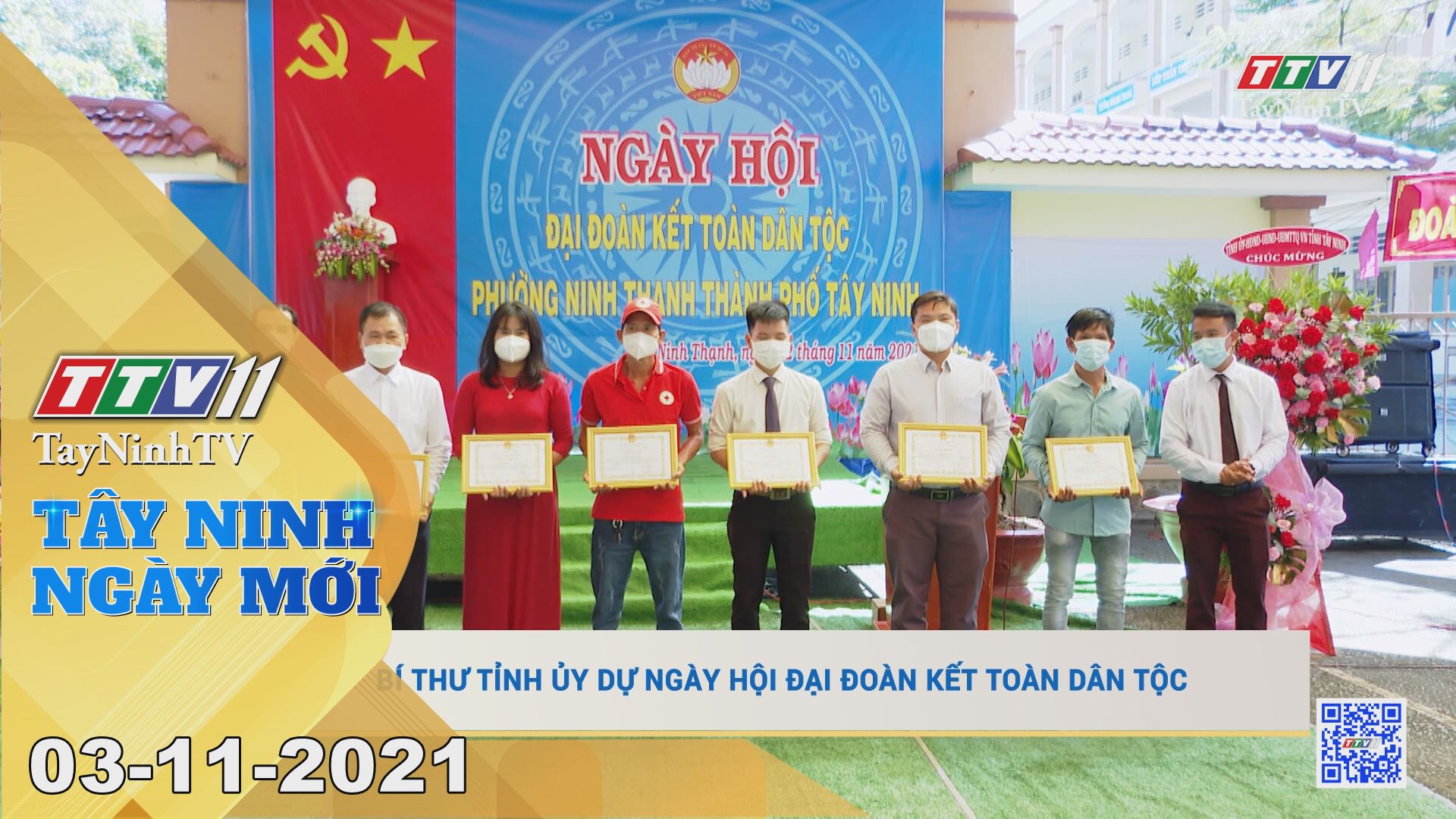 TÂY NINH NGÀY MỚI 03/11/2021 | Tin tức hôm nay | TayNinhTV
