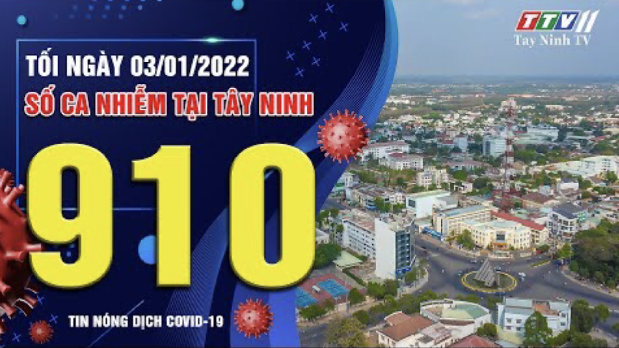 TIN TỨC COVID-19 TỐI 03/01/2022 | Tin tức hôm nay | TayNinhTV