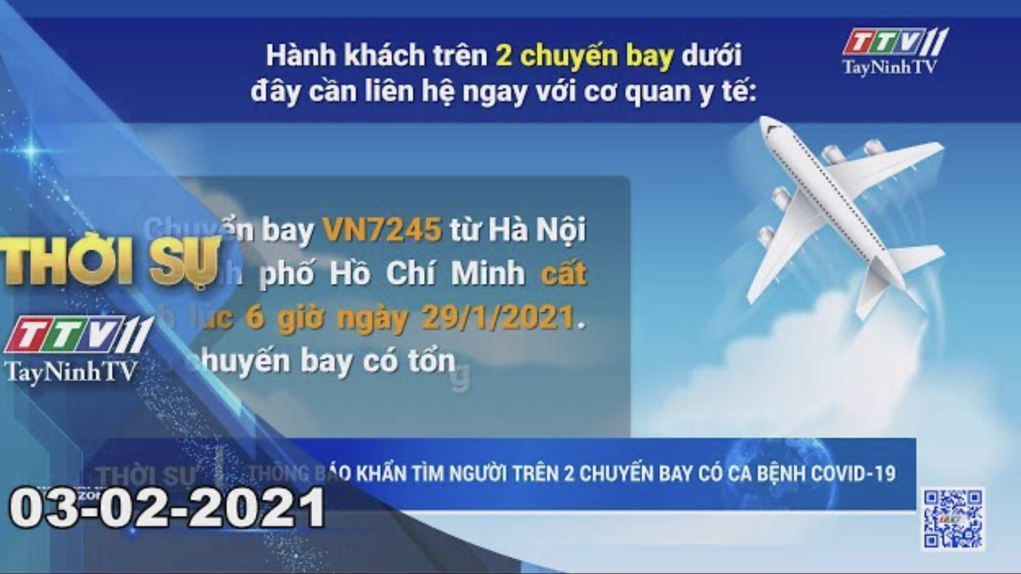 Thời sự Tây Ninh 03-02-2021 | Tin tức hôm nay | TayNinhTV