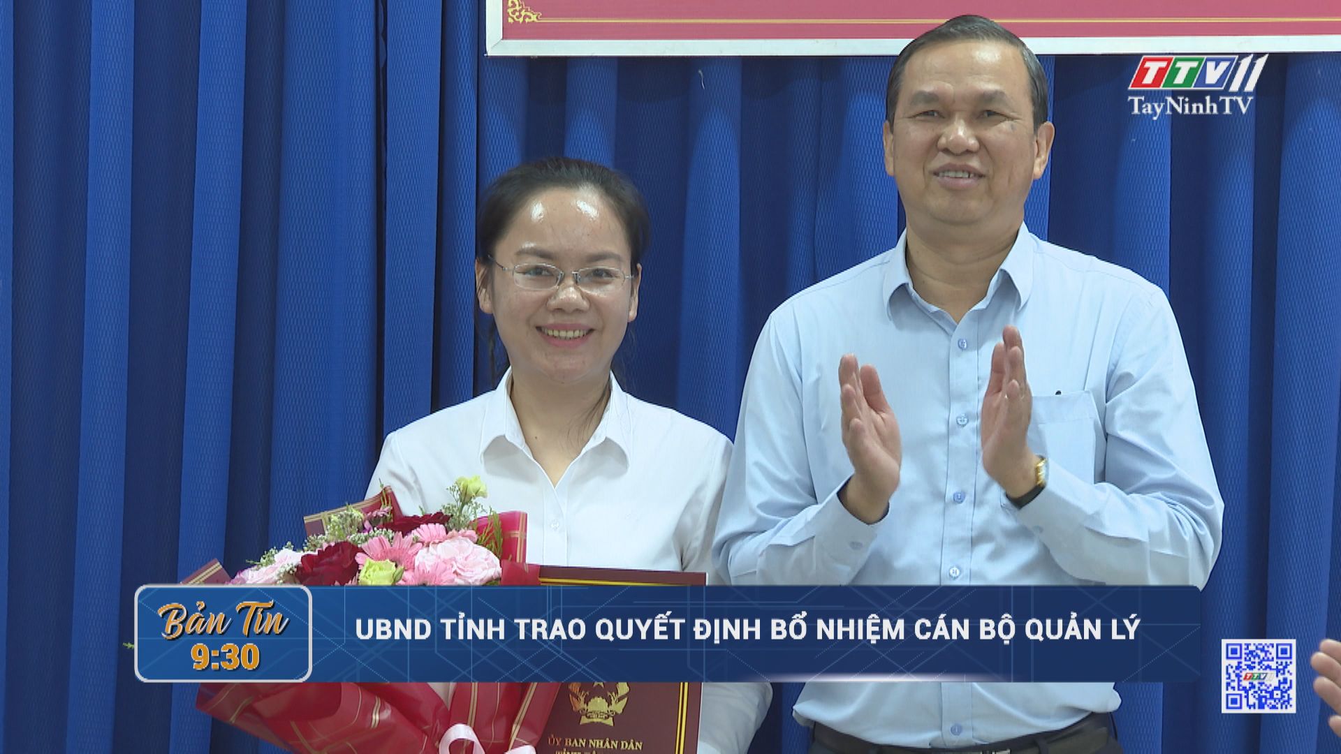 UBND tỉnh trao quyết định bổ nhiệm cán bộ quản lý | TayNinhTV