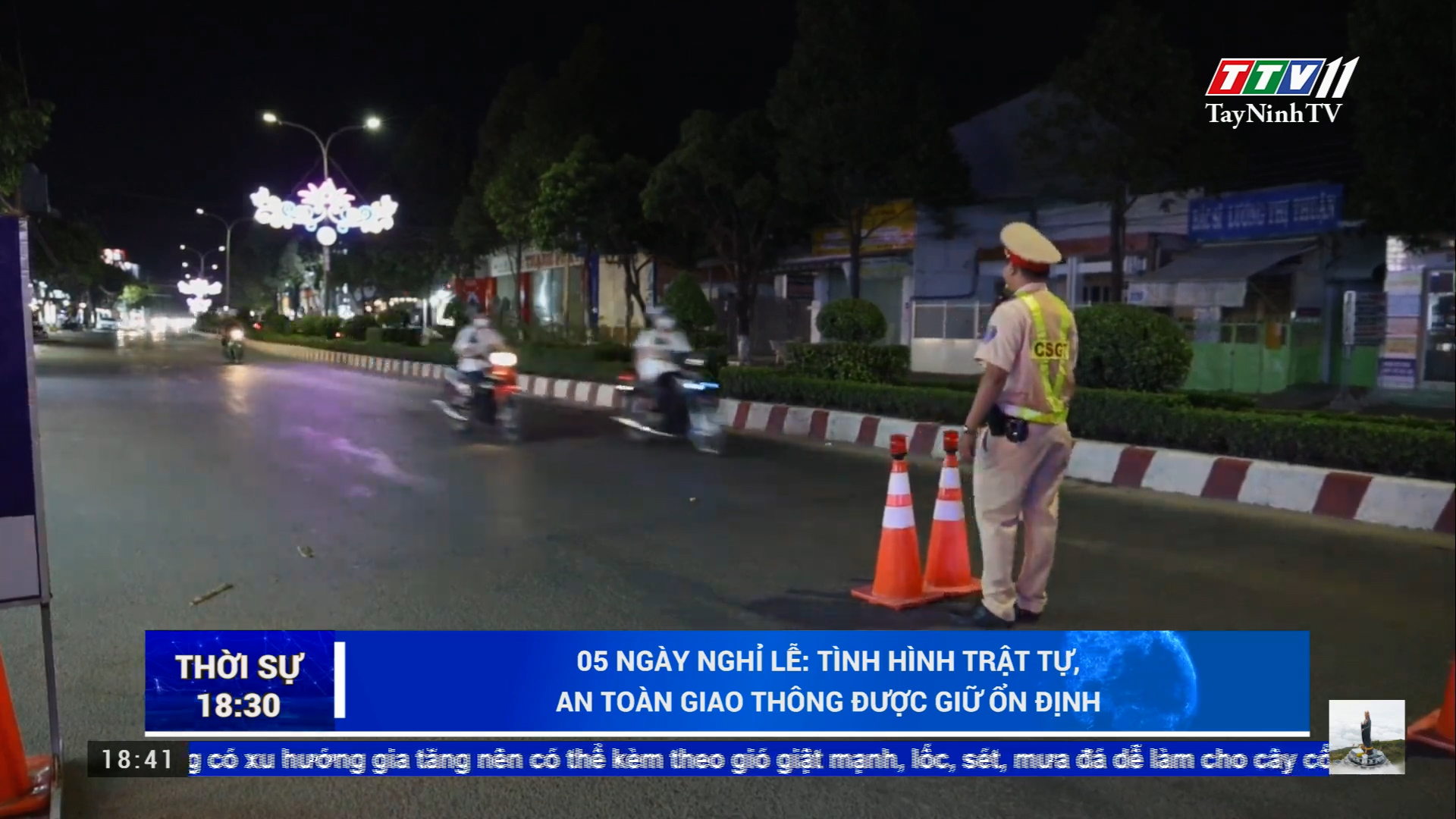 05 ngày nghỉ lễ: Tình hình trật tự, an toàn giao thông được giữ ổn định | TayNinhTV