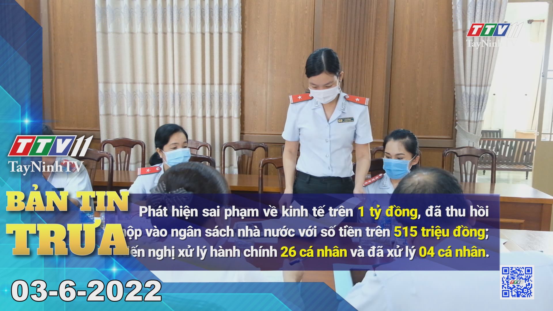 Bản tin trưa 03-6-2022 | Tin tức hôm nay | TayNinhTV