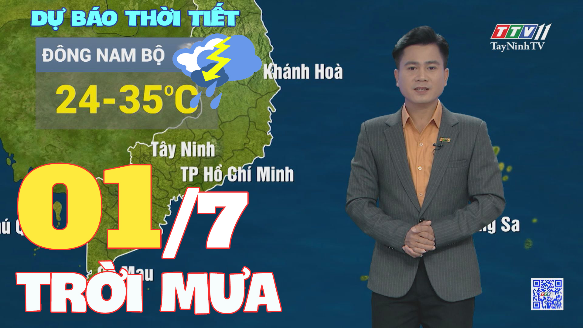 Bản tin thời tiết 01-7-2024 | TayNinhTVENT