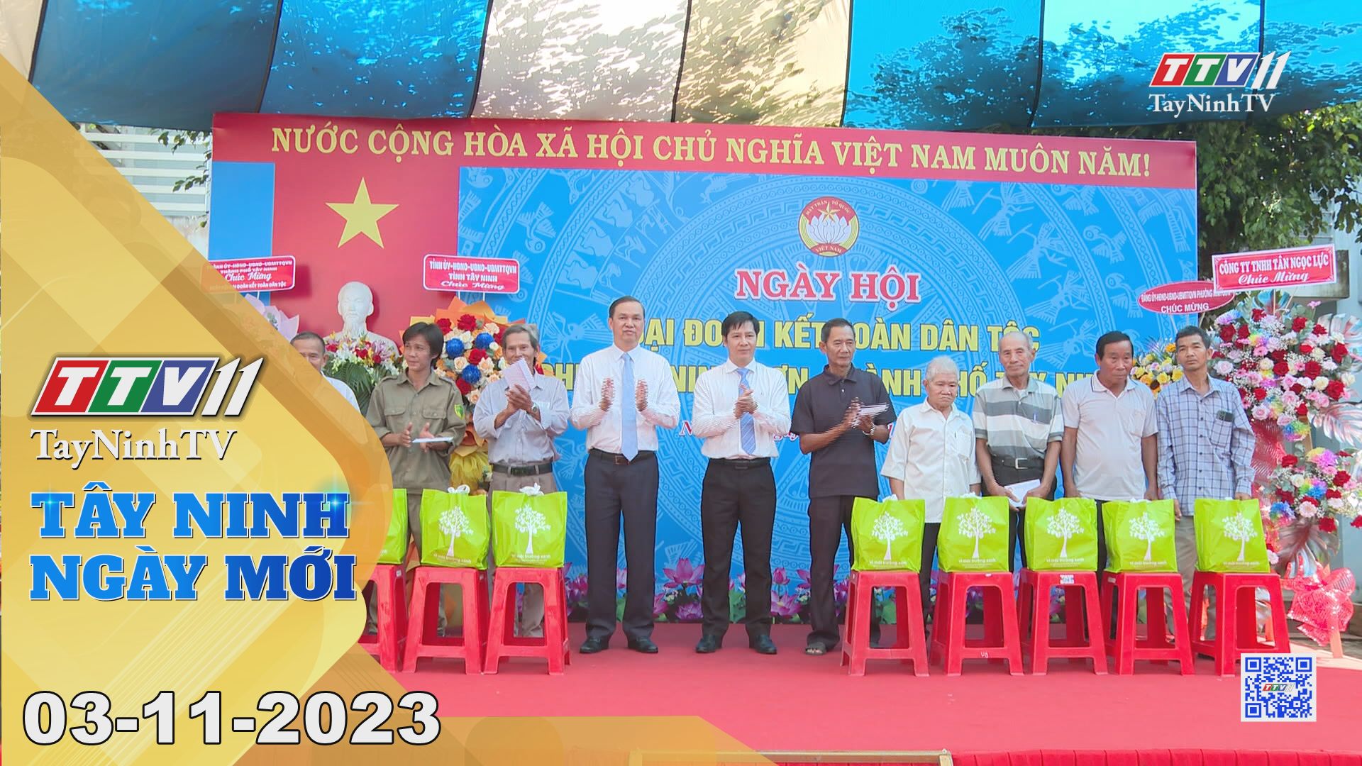 Tây Ninh ngày mới 03-11-2023 | Tin tức hôm nay | TayNinhTV