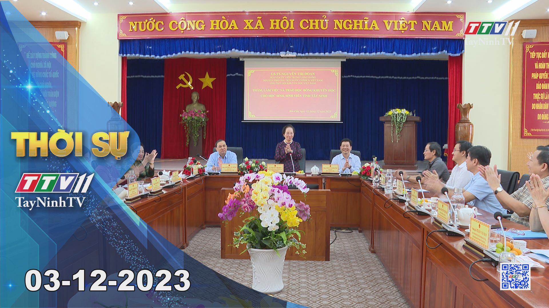 Thời sự Tây Ninh 03-12-2023 | Tin tức hôm nay | TayNinhTV
