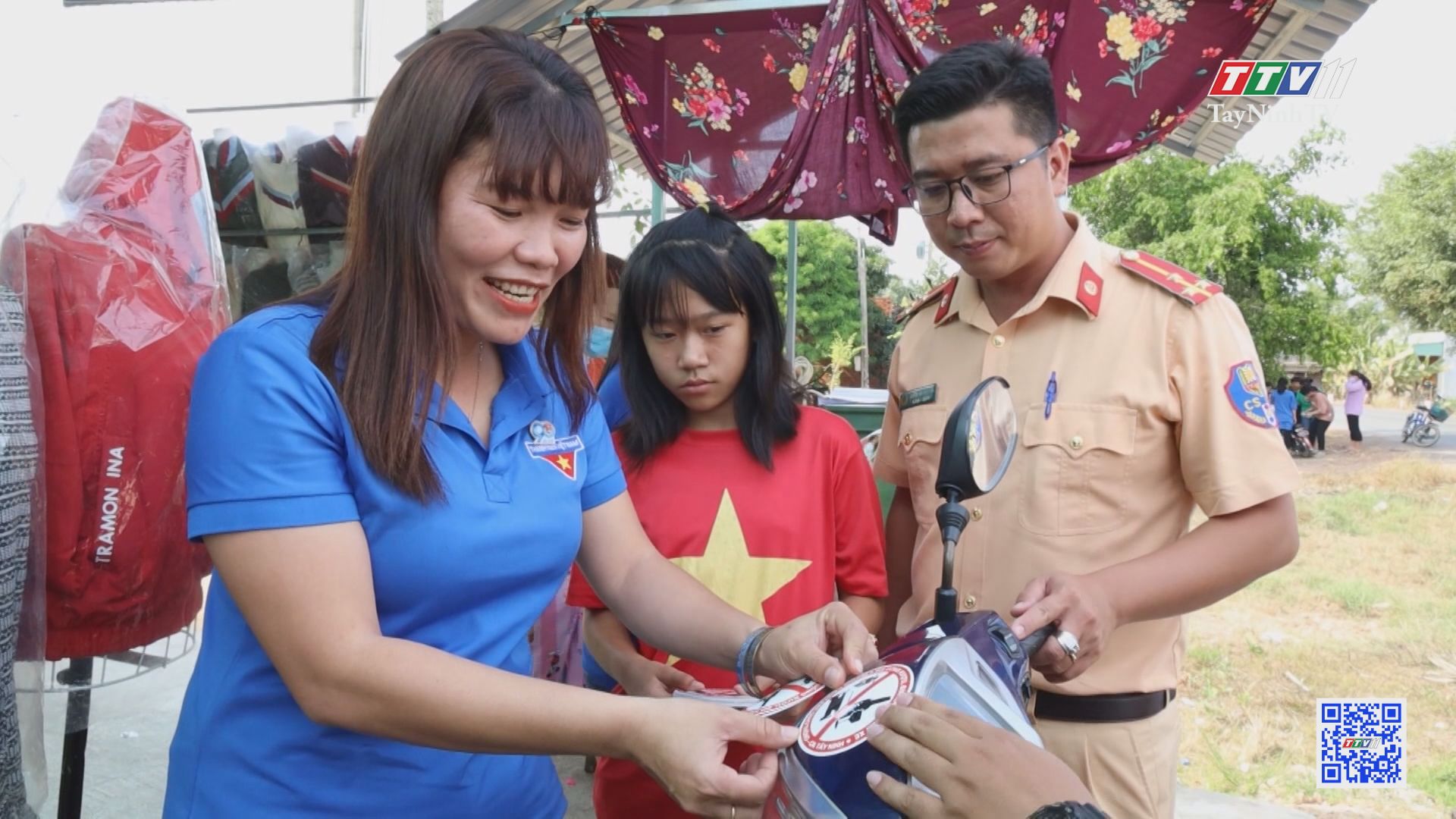 CSGT Tây Ninh đổi mới công tác tuyên truyền cho người tham gia giao thông | VĂN HÓA GIAO THÔNG | TayNinhTV