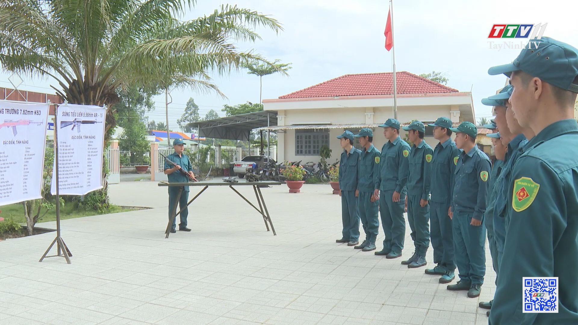 Thị xã Hòa Thành nâng cao chất lượng huấn luyện Dân quân tự vệ | Pháp luật Dân quân tự vệ | TayNinhTV