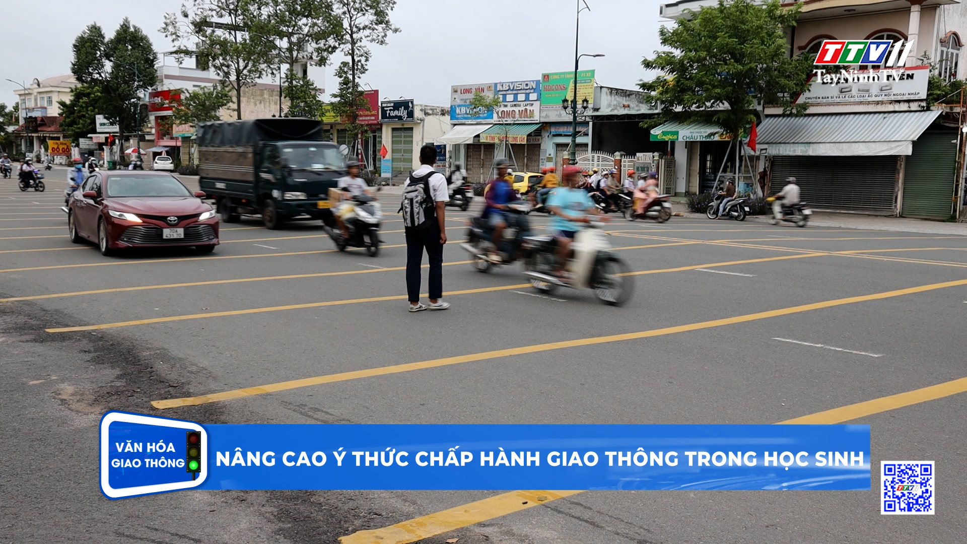 Nâng cao ý thức chấp hành giao thông trong học sinh | Văn hóa giao thông | TayNinhTV
