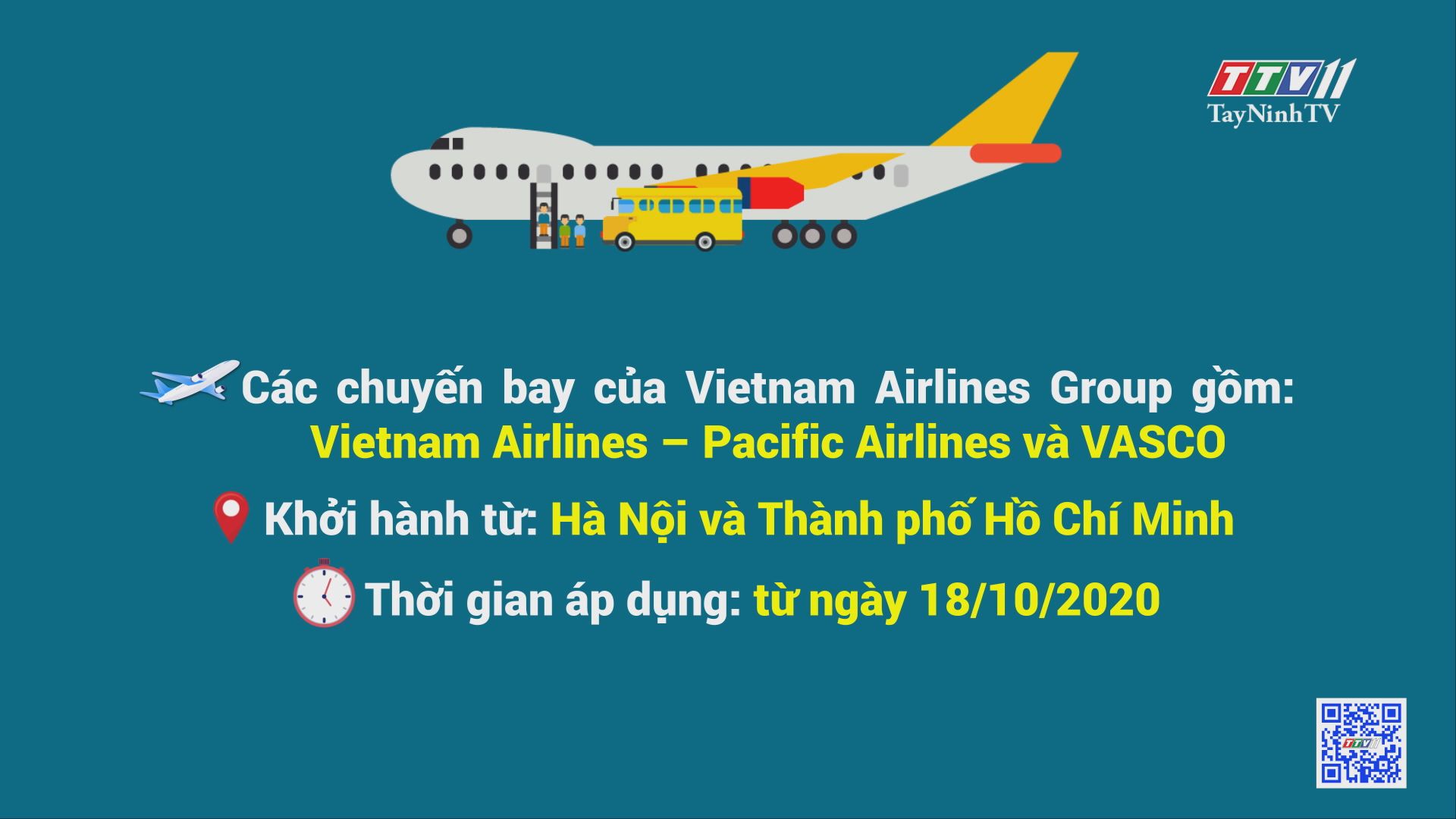 Việt Nam Airlines Group thông báo vận chuyển miễn cước hàng cứu trợ đồng bào miền Trung | TayNinhTV 