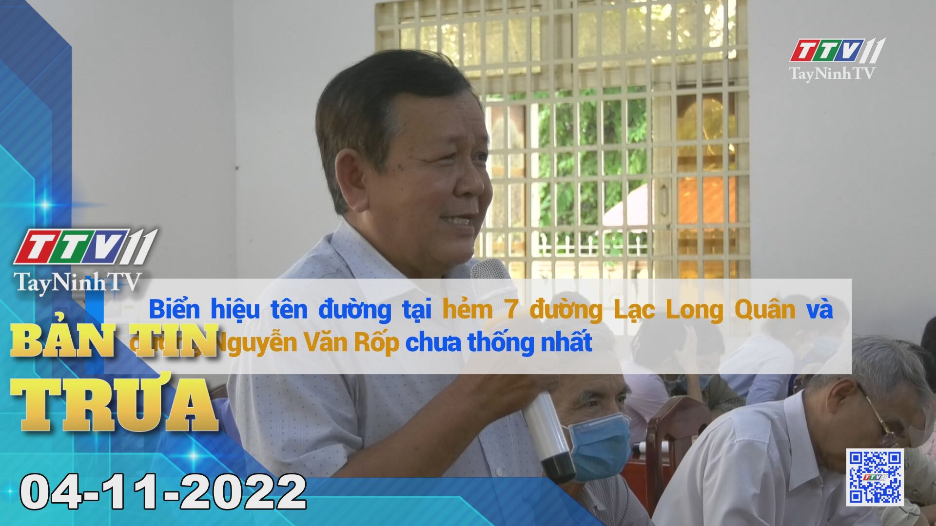 Bản tin trưa 04-11-2022 | Tin tức hôm nay | TayNinhTV