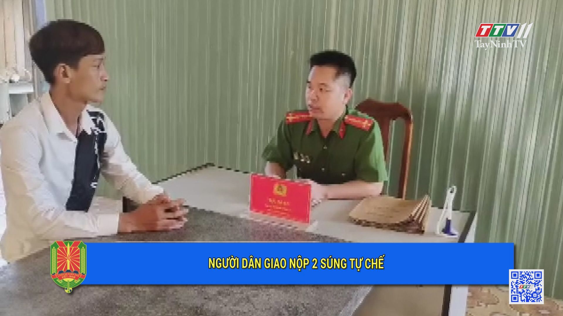 Người dân giao nộp 2 súng tự chế | An ninh Tây Ninh | TayNinhTV