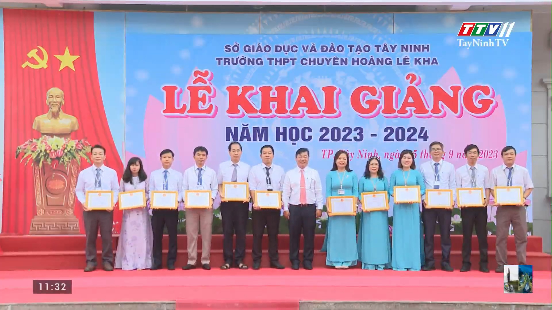 Trường THPT chuyên Hoàng Lê Kha khai giảng năm học mới 2023 – 2024 | TayNinhTV