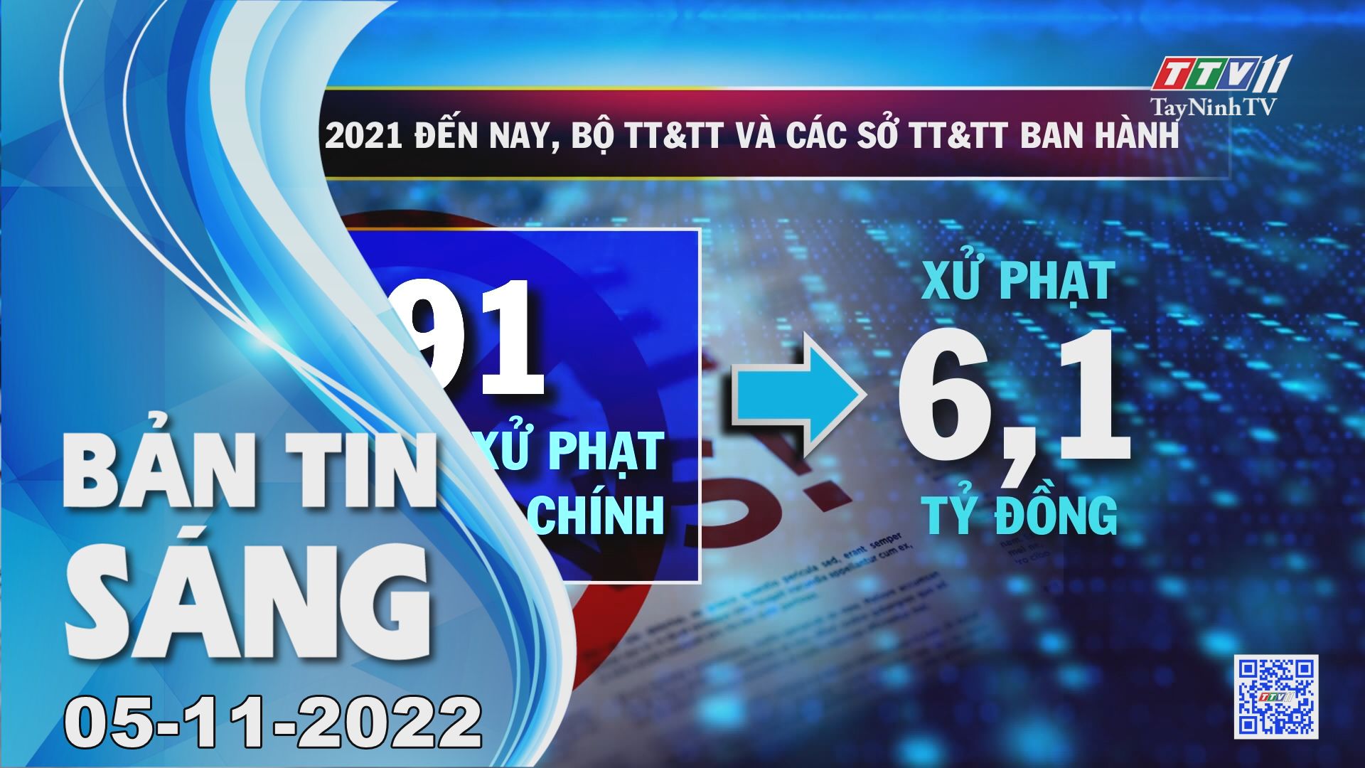 Bản tin sáng 05-11-2022 | Tin tức hôm nay | TayNinhTV