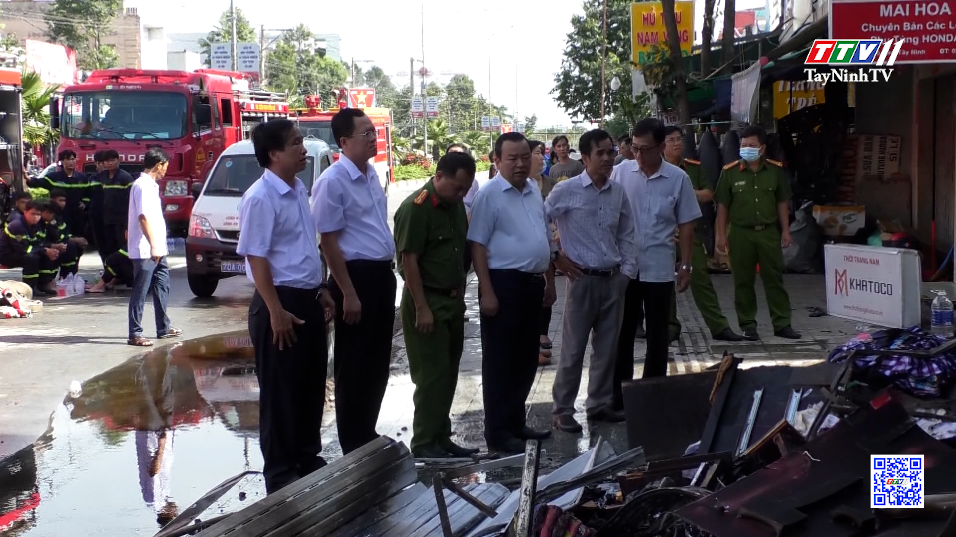 Lãnh đạo tỉnh thăm gia đình bị hỏa hoạn thiệt hại toàn bộ tài sản trên địa bàn huyện Gò Dầu | TayNinhTV