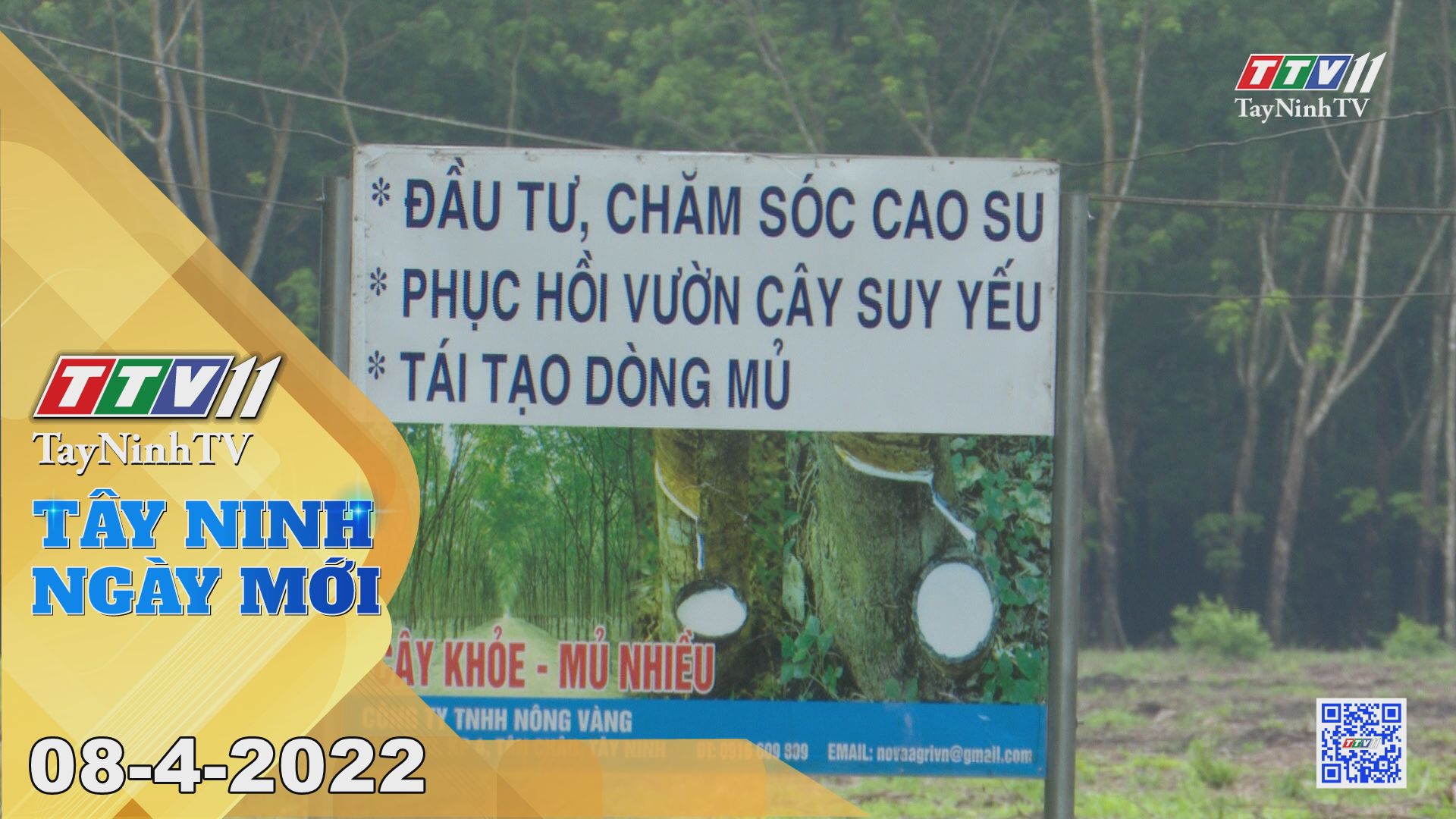 Tây Ninh ngày mới 08-4-2022 | Tin tức hôm nay | TayNinhTV