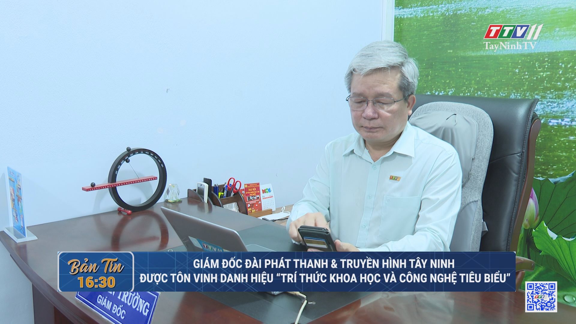Giám đốc Đài Phát thanh và Truyền hình Tây Ninh được tôn vinh danh hiệu “Trí thức khoa học và công nghệ tiêu biểu” | TayNinhTV