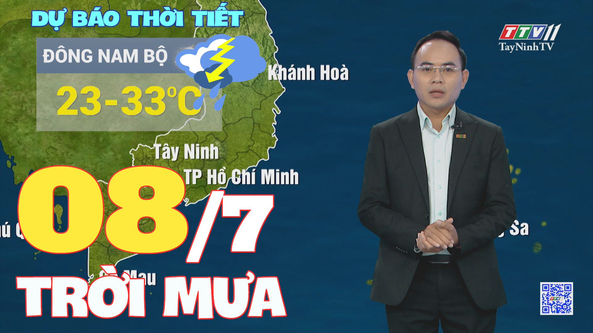 Bản tin thời tiết 08-7-2024 | TayNinhTVENT