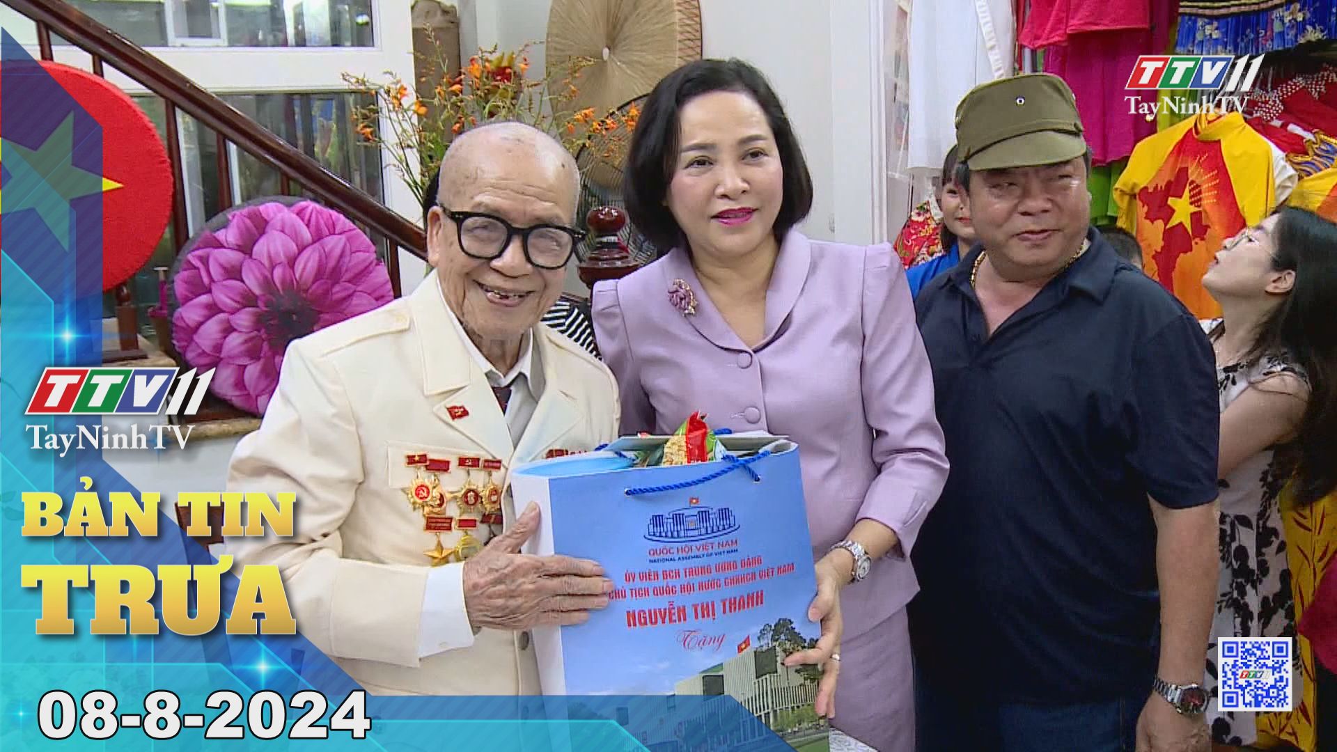 Bản tin trưa 08-8-2024 | Tin tức hôm nay | TayNinhTV