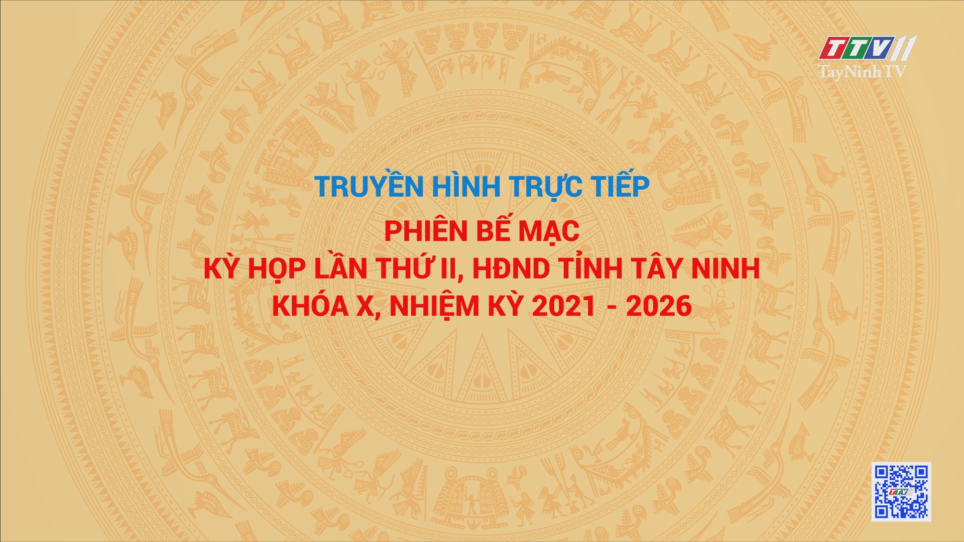 TRỰC TIẾP-PHIÊN BẾ MẠC KỲ HỌP LẦN THỨ II, HĐND TỈNH TÂY NINH KHÓA X, NHIỆM KỲ 2021-2026 (phần một) | TayNinhTV