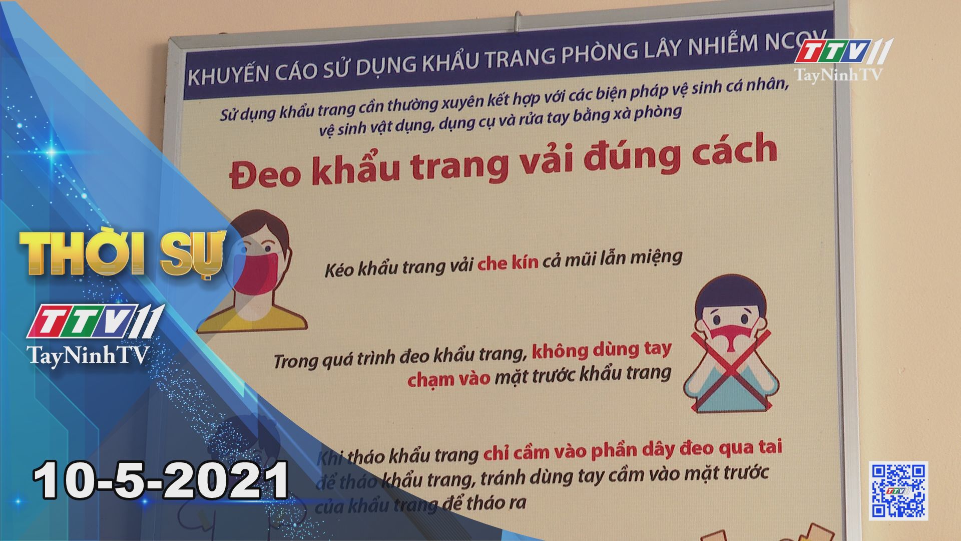 Thời sự Tây Ninh 10-5-2021 | Tin tức hôm nay | TayNinhTV