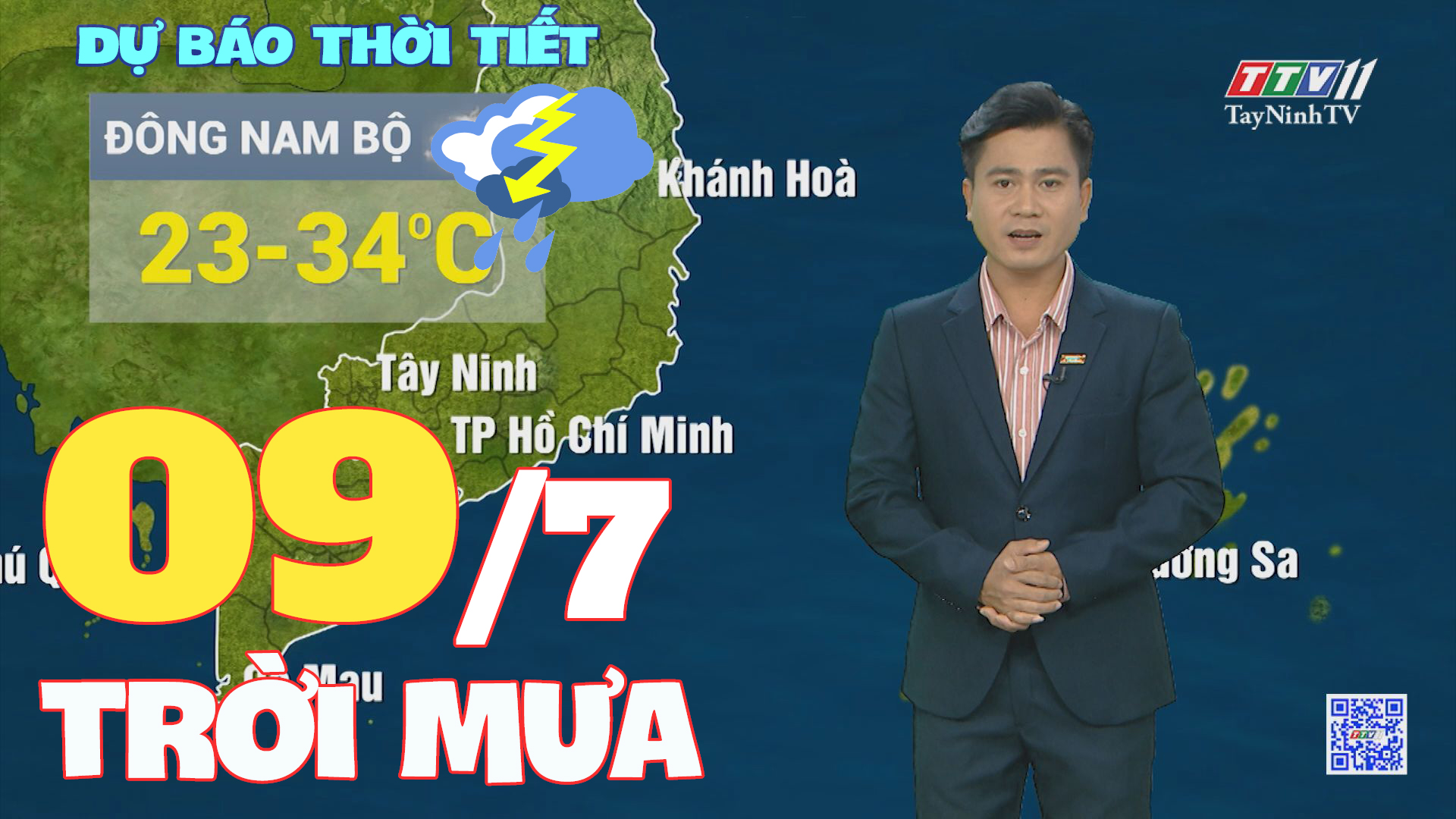 Bản tin thời tiết 09-7-2024 | TayNinhTVENT