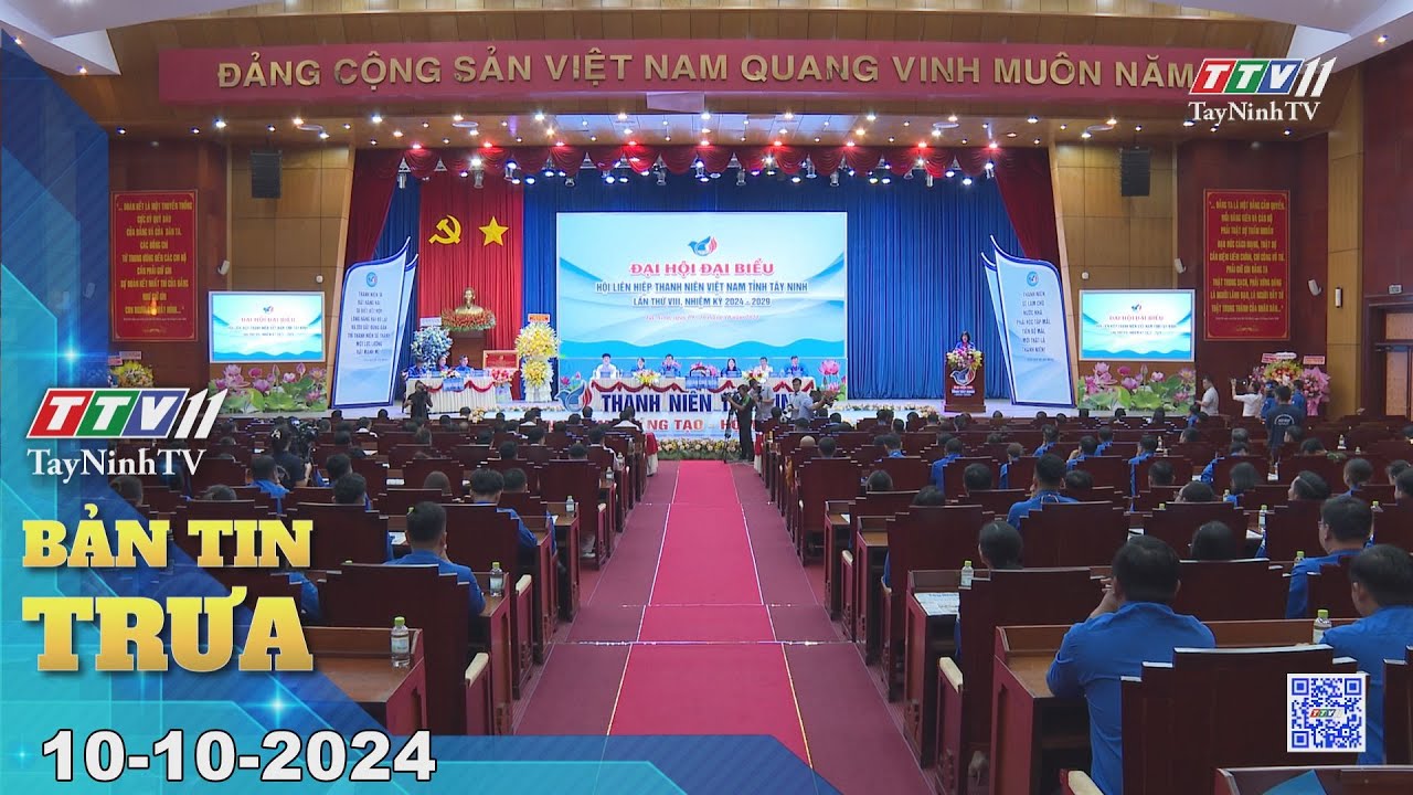 Bản tin trưa 10-10-2024 | Tin tức hôm nay | TayNinhTV