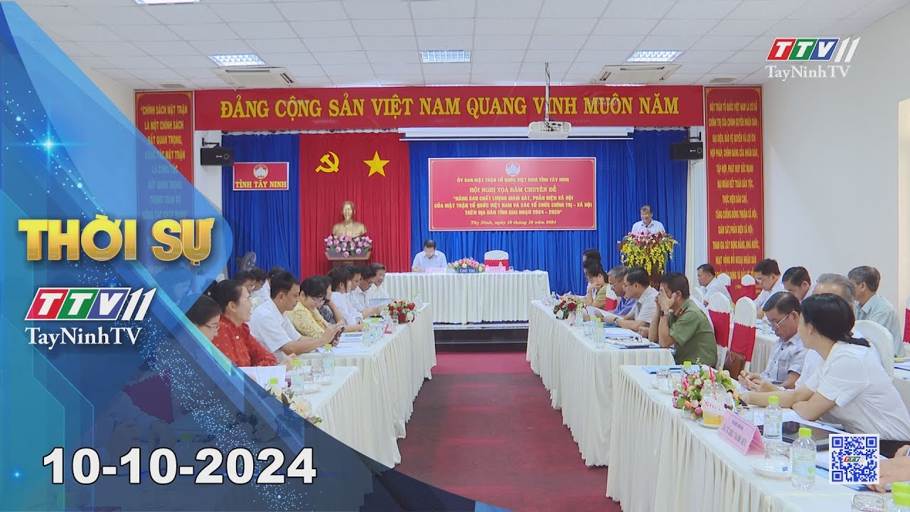 Thời sự Tây Ninh 10-10-2024 | Tin tức hôm nay | TayNinhTV