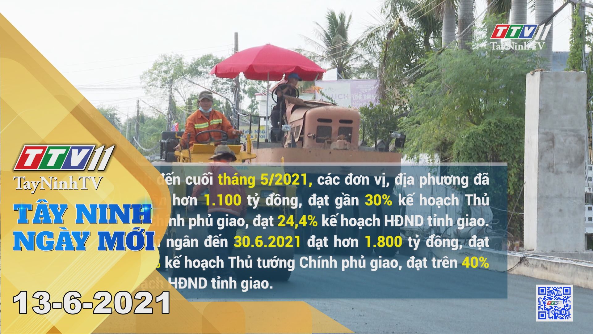 Tây Ninh Ngày Mới 13-6-2021 | Tin tức hôm nay | TayNinhTV