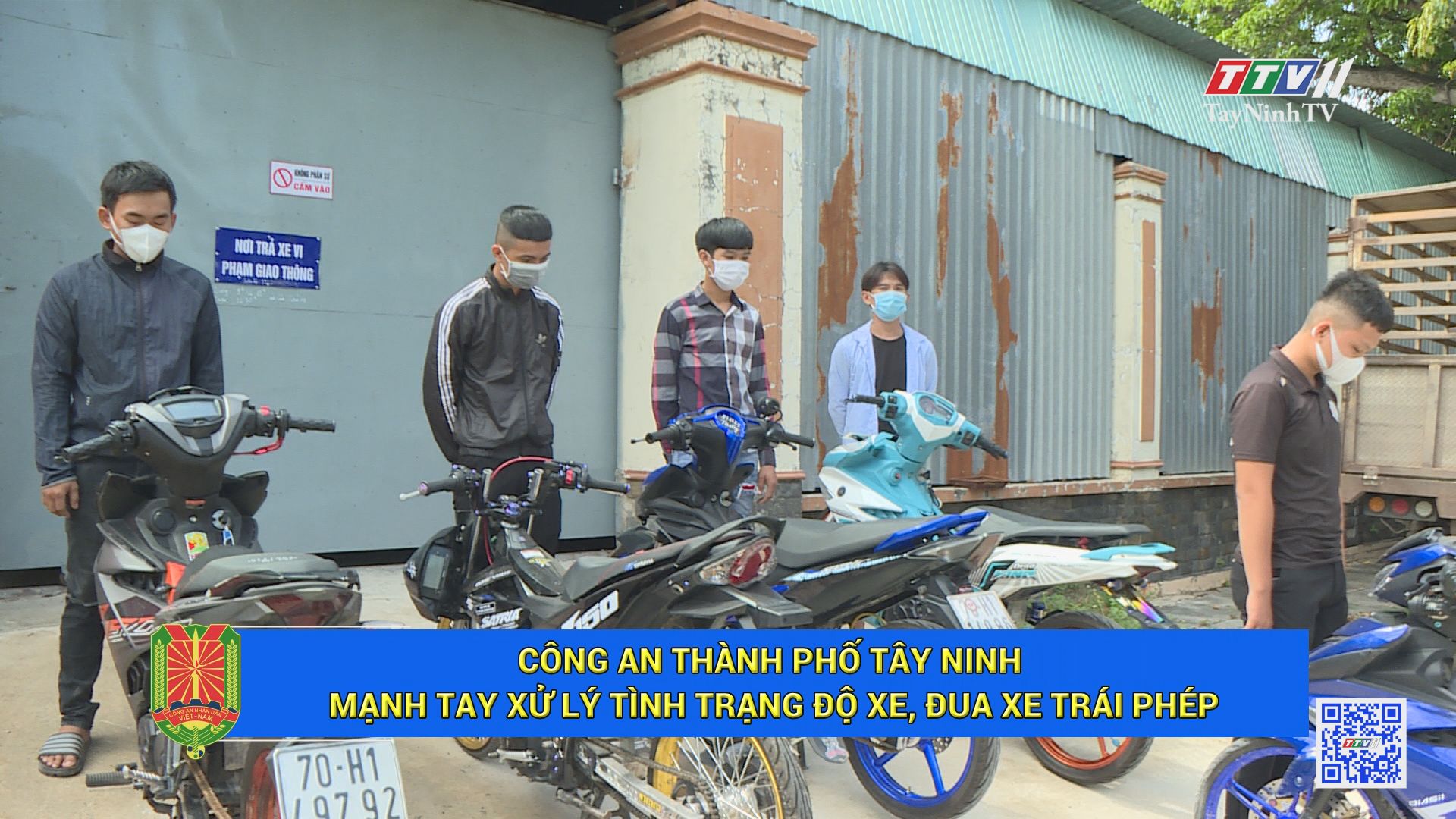 Công an thành phố Tây Ninh mạnh tay xử lý tình trạng độ xe, đua xe trái phép | AN NINH TÂY NINH | TayNinhTV