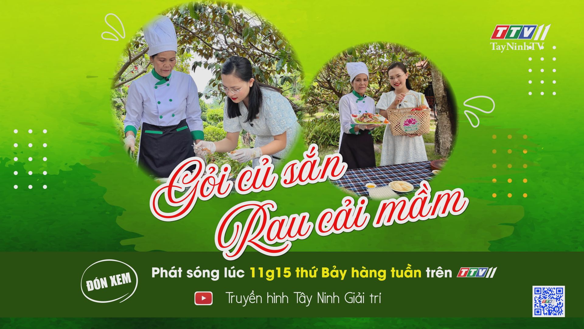 Tập 7: Gỏi củ sắn - Rau cải mầm | CHAY VIỆT TINH HOA | TayNinhTVEnt