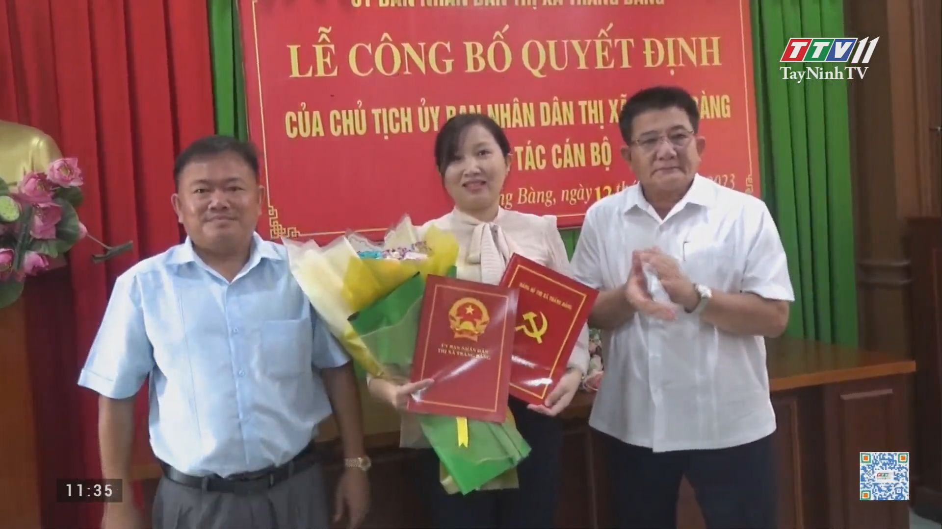 Bổ nhiệm Chánh văn phòng HĐND Và UBND Thị Xã Trảng Bàng | TayNinhTV