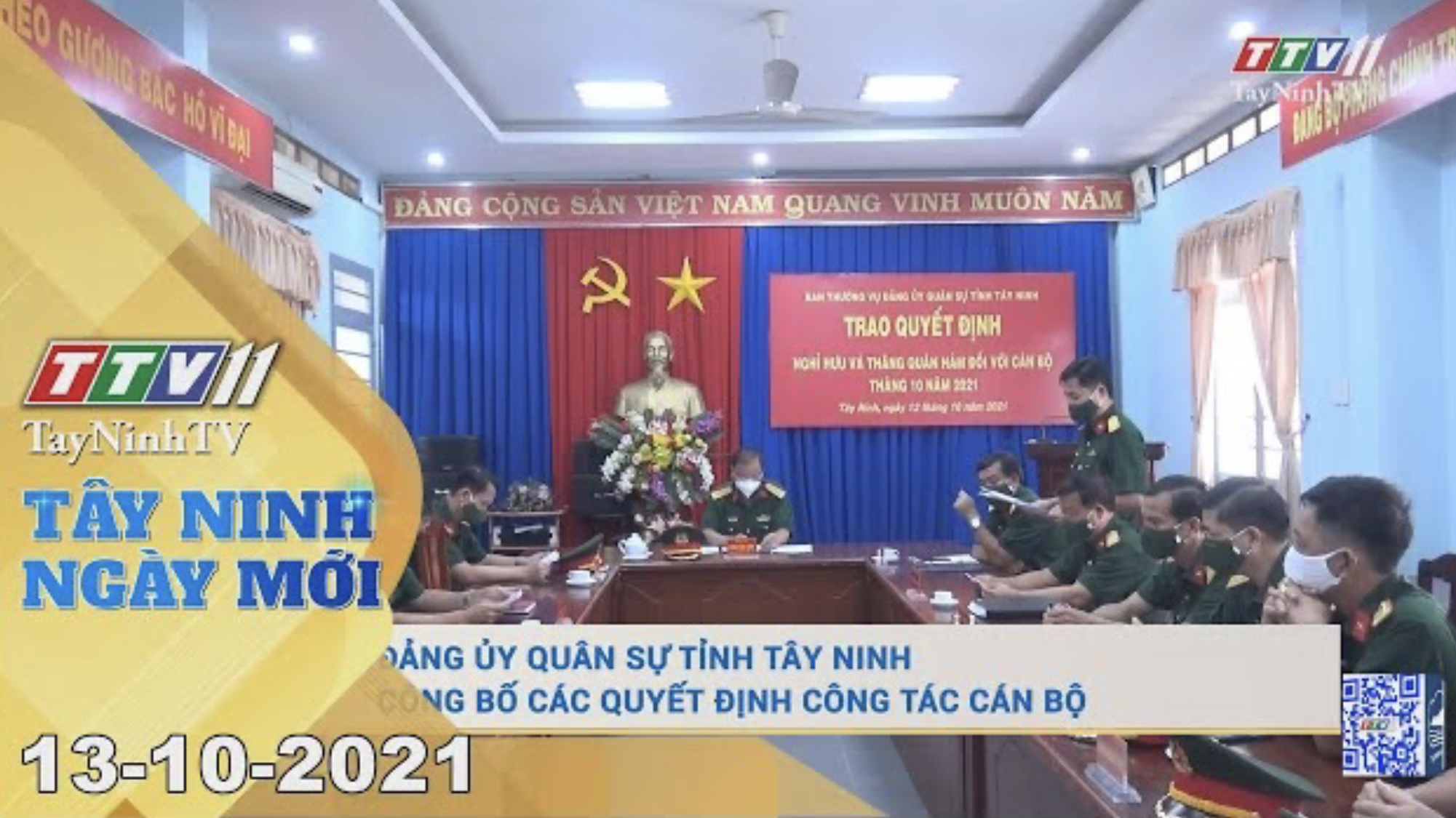 TÂY NINH NGÀY MỚI 13/10/2021 | Tin tức hôm nay | TayNinhTV
