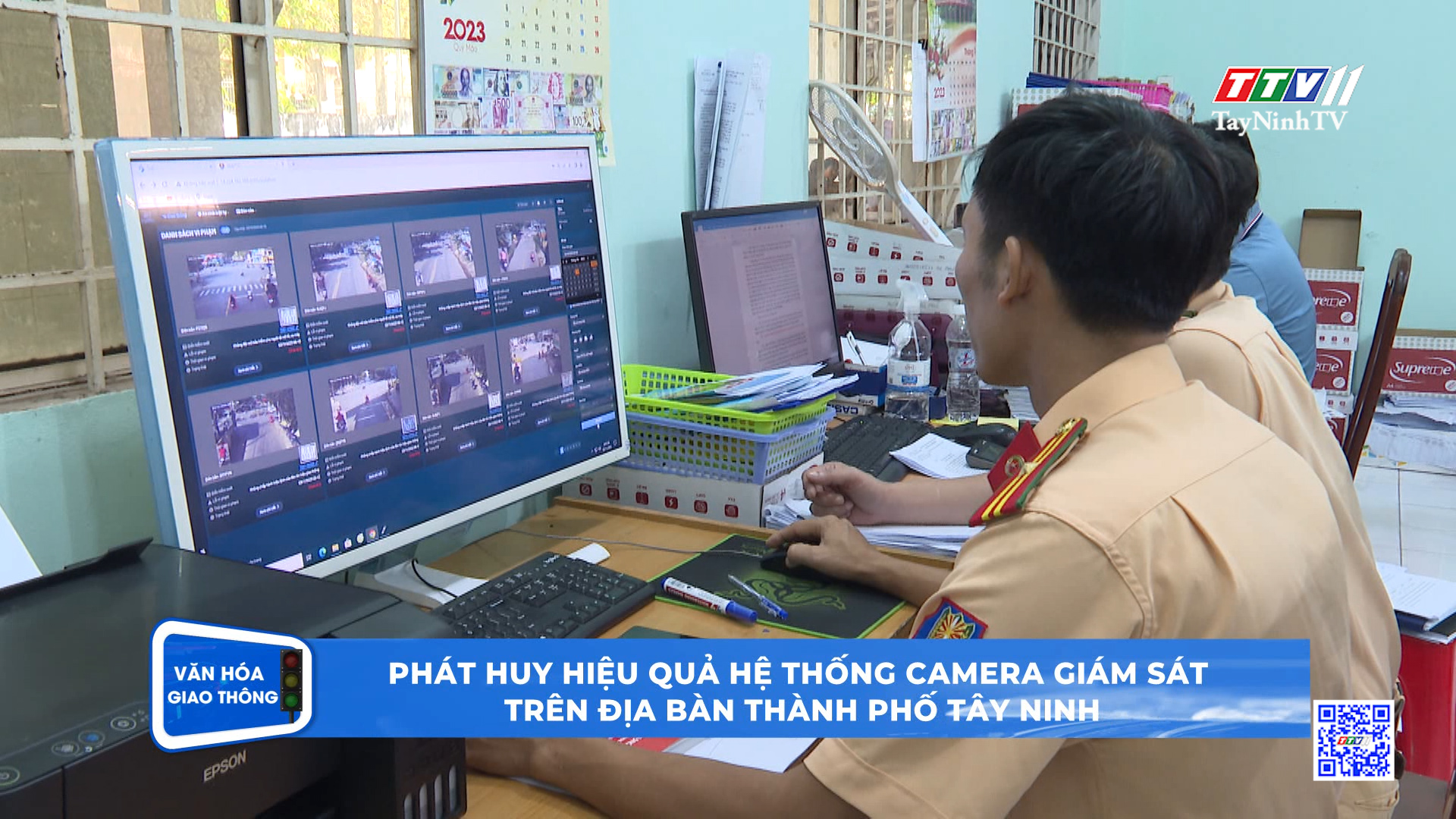 Phát huy hiệu quả hệ thống camera giám sát trên địa bàn thành phố Tây Ninh | Văn hóa giao thông | TayNinhTV