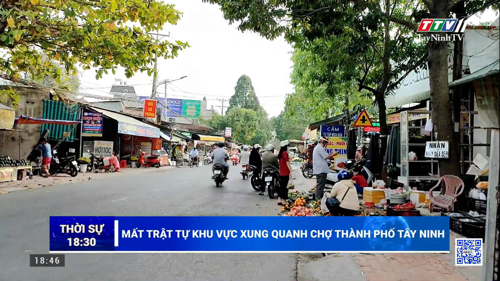 Mất trật tự khu vực xung quanh chợ thành phố Tây Ninh | TayNinhTV