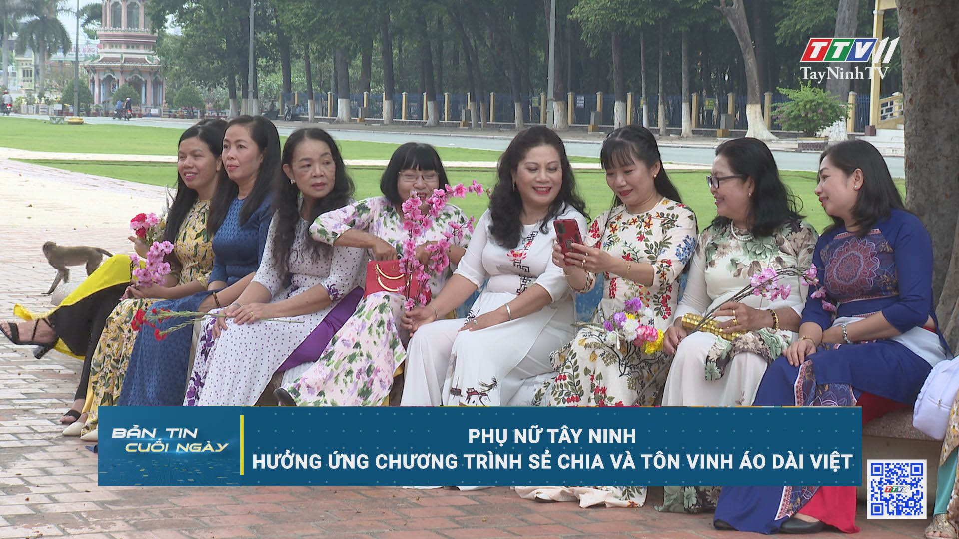 Phụ nữ Tây Ninh hưởng ứng chương trình Sẻ chia và tôn vinh áo dài Việt | TayNinhTV