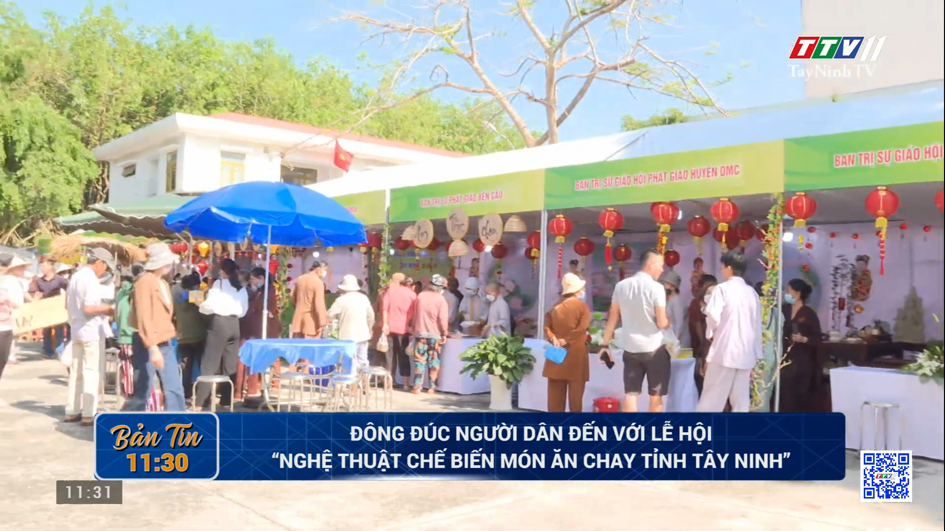 Đông đúc người dân đến với Lễ hội “Nghệ thuật chế biến món ăn chay tỉnh Tây Ninh” | TayNinhTV