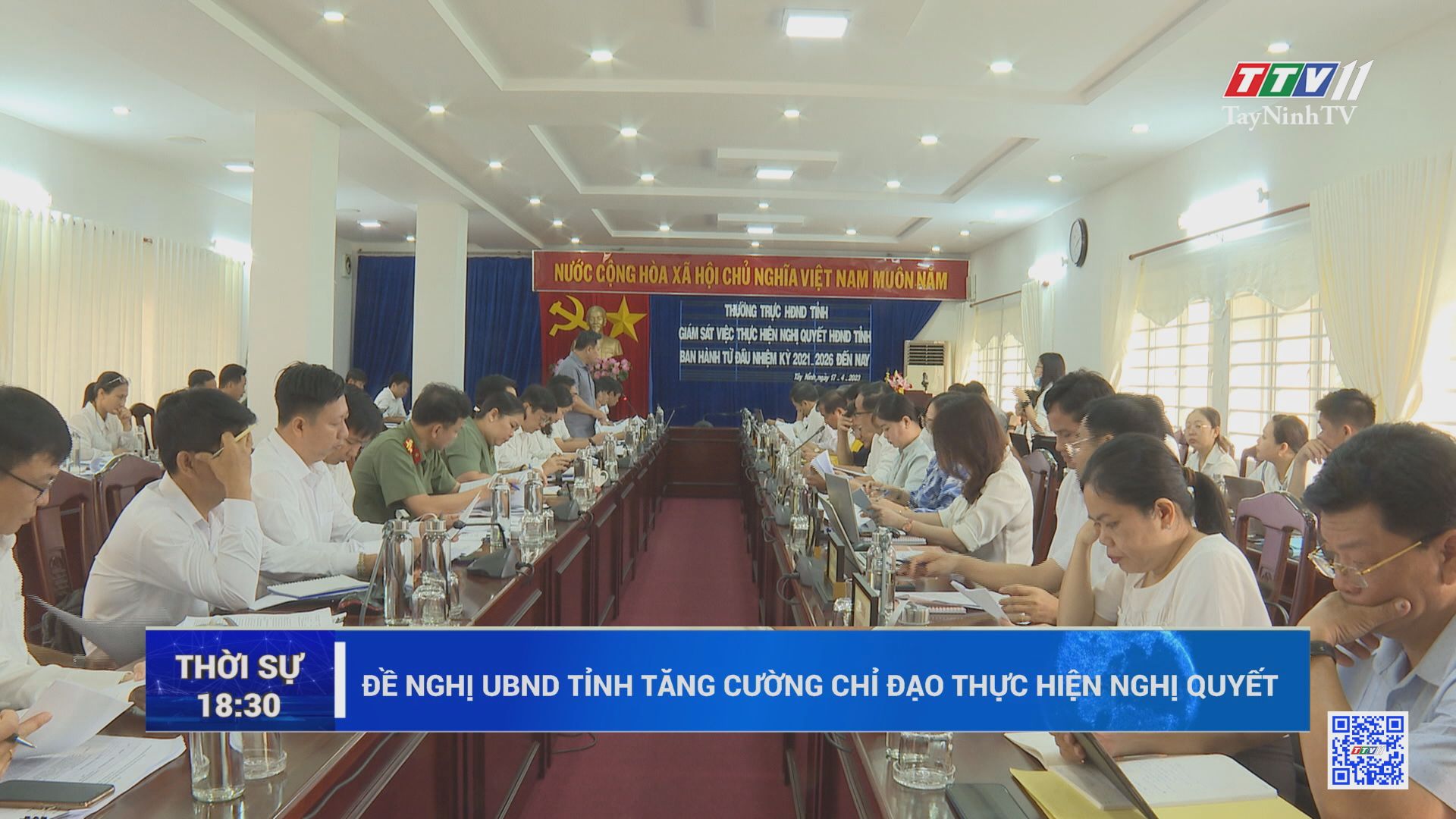 Đề nghị UBND tỉnh tăng cường chỉ đạo thực hiện nghị quyết | TayNinhTV