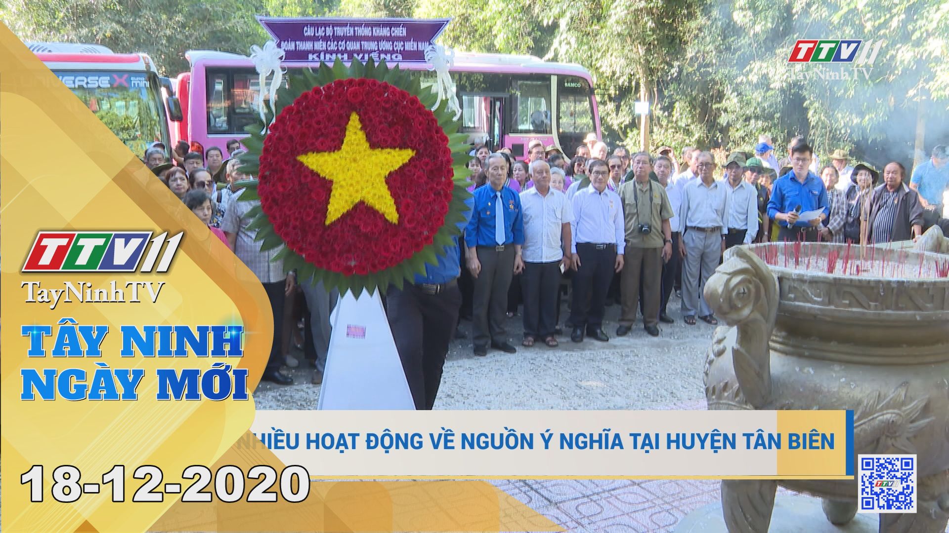 Tây Ninh Ngày Mới 18-12-2020 | Tin tức hôm nay | TayNinhTV