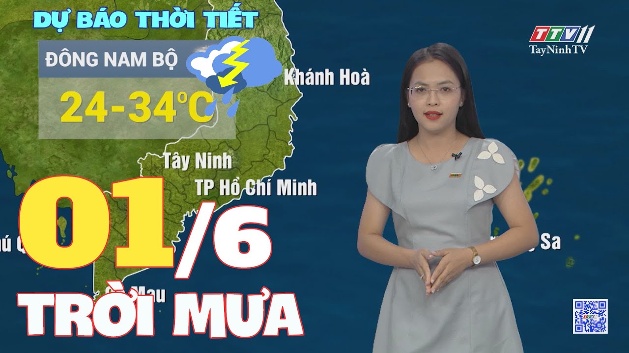 Bản tin thời tiết 01-6-2024 | TayNinhTVENT