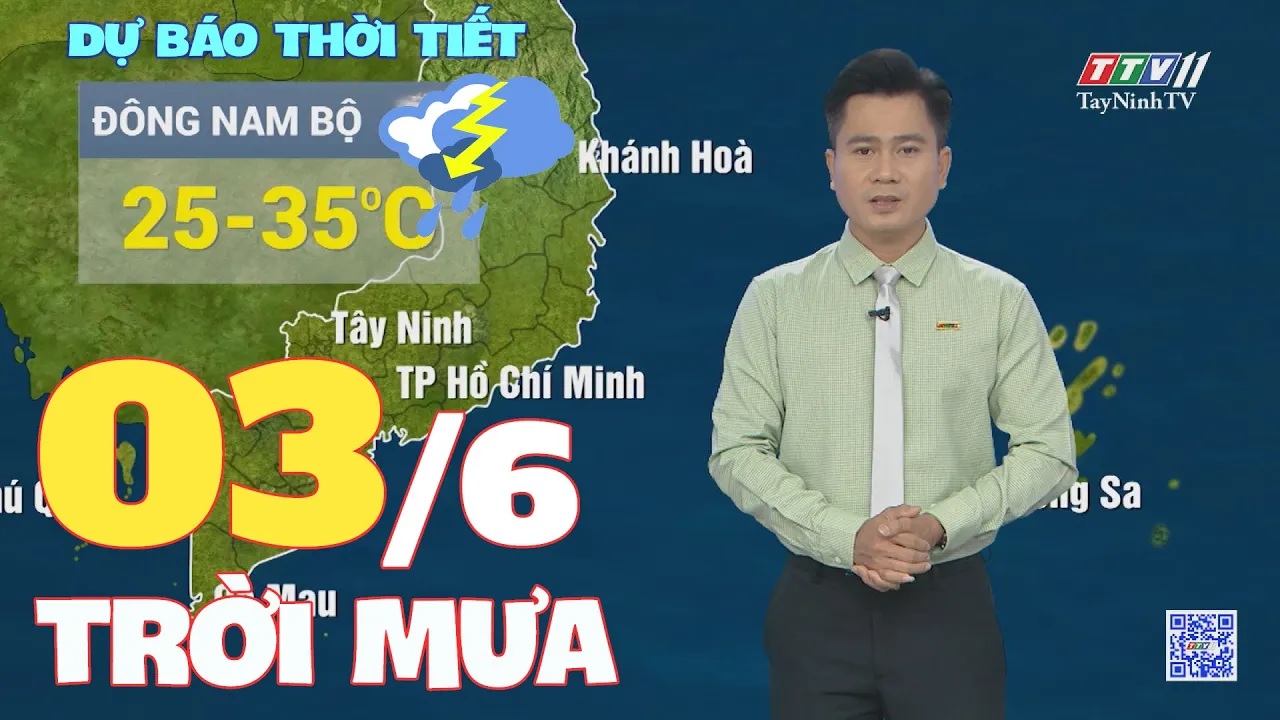 Bản tin thời tiết 03-6-2024 | TayNinhTVENT