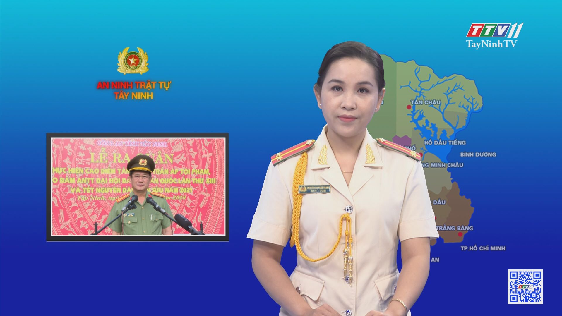 Công an Tây Ninh phát động ra quân đợt cao điểm trấn công trấn áp tội phạm | AN NINH TAY NINH | TayNinhTV