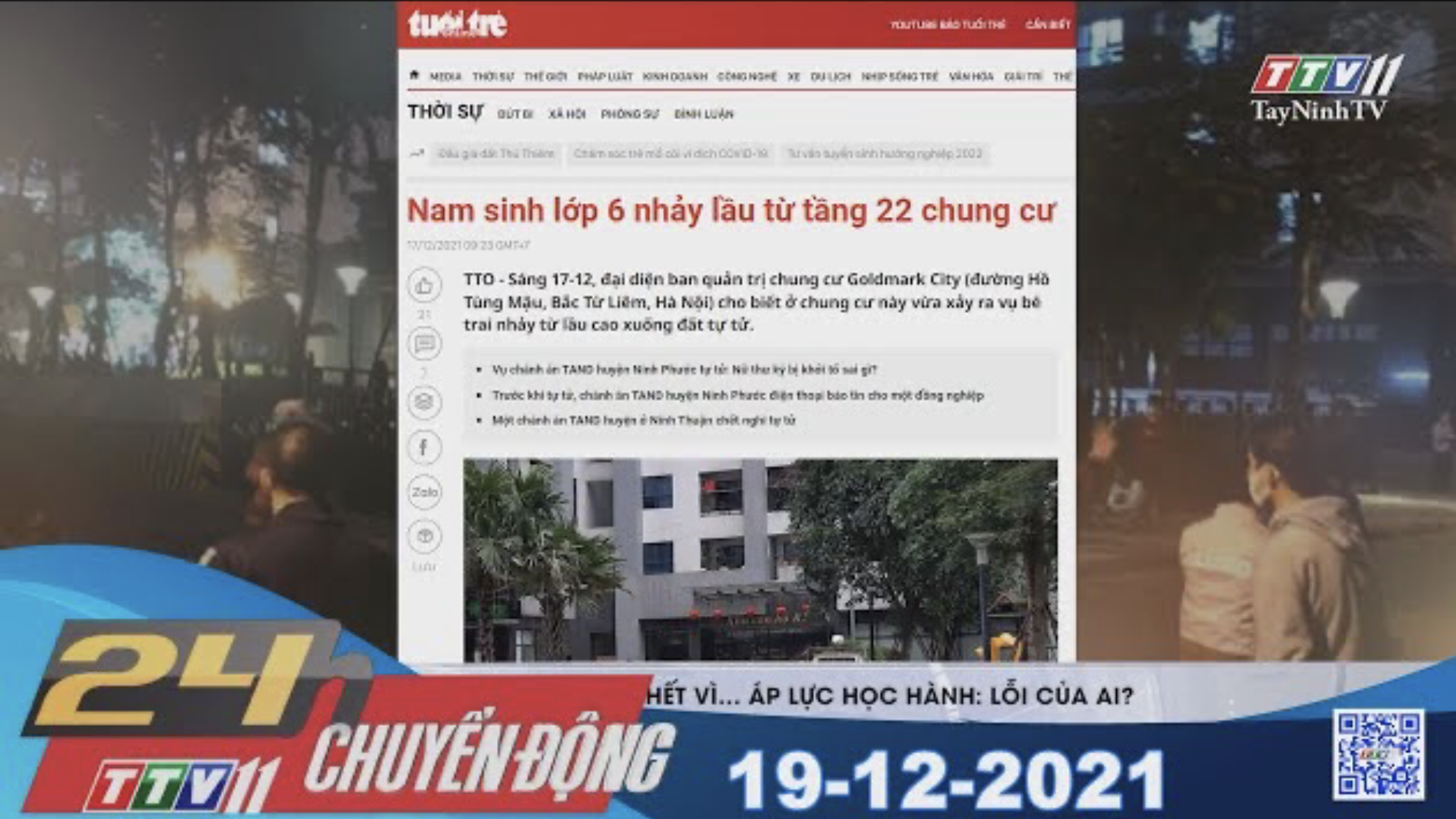 24H CHUYỂN ĐỘNG 18/12/2021 | Tin tức hôm nay | TayNinhTV