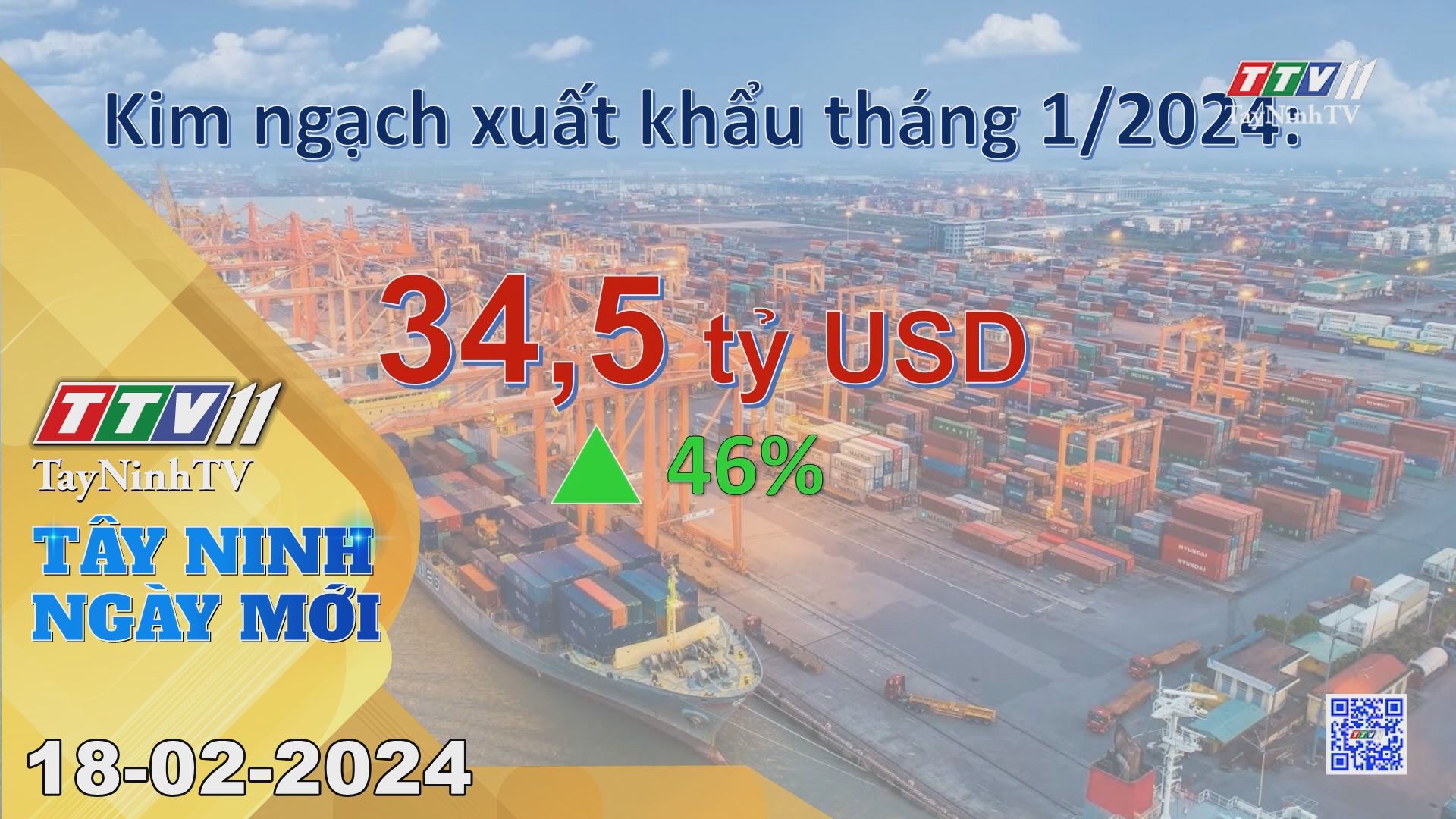 Tây Ninh ngày mới 18-02-2024 | Tin tức hôm nay | TayNinhTV